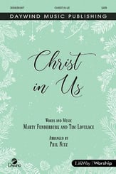 Christ in Us SATB choral sheet music cover